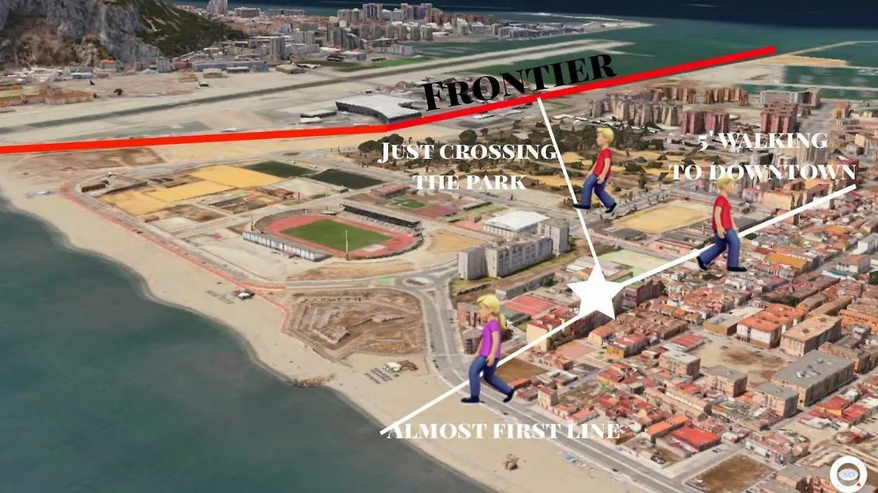 Homestay Beach, City & Gibraltar La Linea de la Concepcion